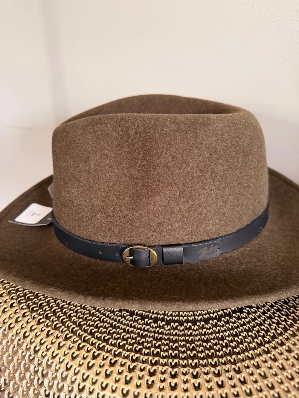 Bailey of Hollywood Briar Wool Fedora Brown Size L